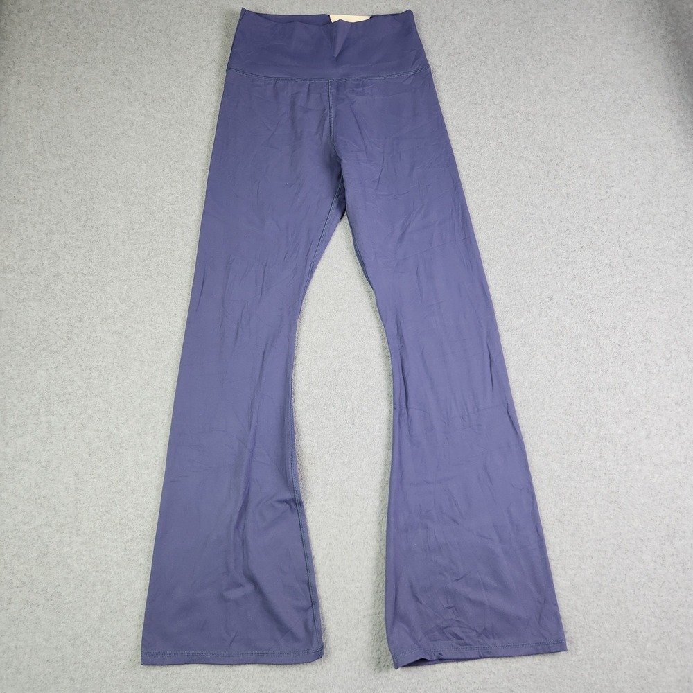 Ultra Flirt Flare Leggings Womens Large Purple Stretch Yoga‎ Athletic High Waist